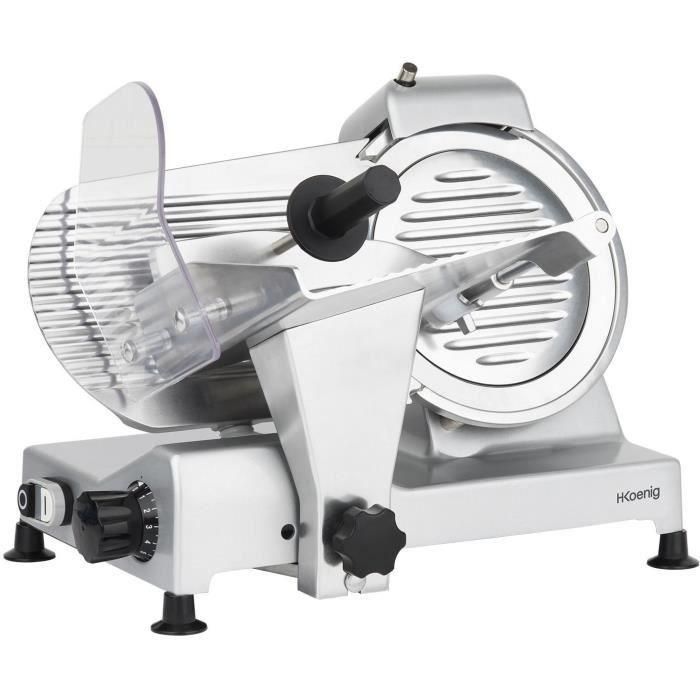 Cortadora de fiambres - H.Koenig - MSX220 - 240 W - Cuchilla de 220 mm - Grosor regulable 0-12 mm 2 Cortadora de fiambres - H.Koenig - MSX220 - 240 W - Cuchilla de 220 mm - Grosor regulable 0-12 mm 2