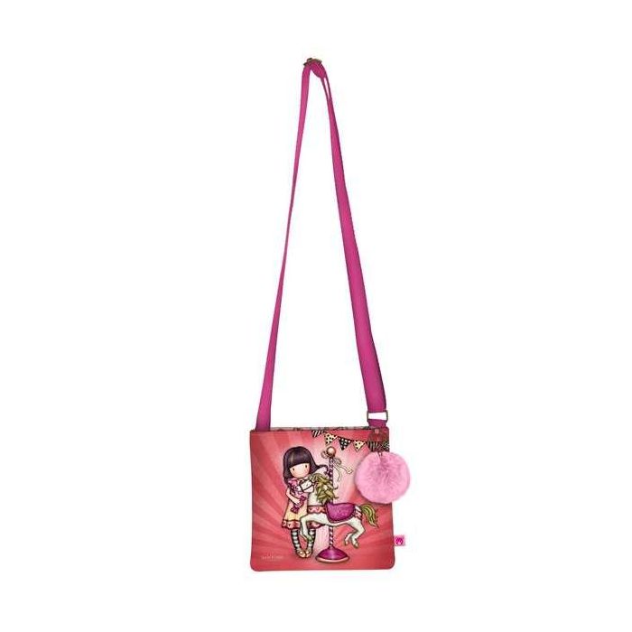 Bolso Bandolera Gorjuss Carousel Salmón (21 x 20 x 1.5 cm) Bolso Bandolera Gorjuss Carousel Salmón (21 x 20 x 1.5 cm)