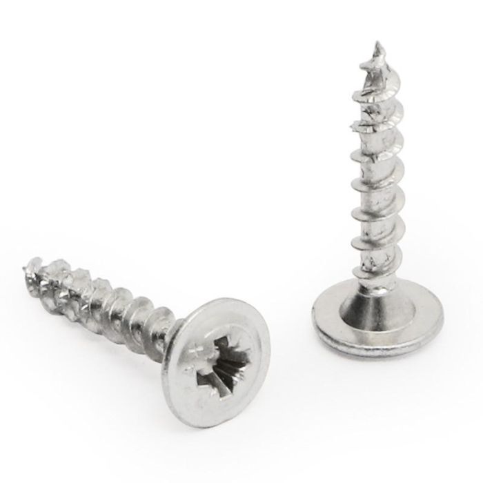 DUVER Tornillo Tirador Rosca Madera Cabeza Ancha Zincado 4,5-50