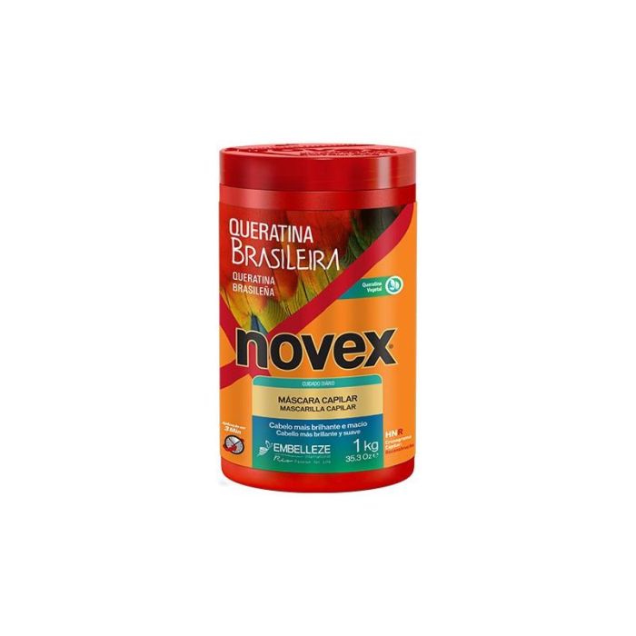 Novex Brazilian Keratin Tratamiento Capilar Ultra Profundo 1kg - Repara Cabello Seco o Dañado Novex Brazilian Keratin Tratamiento Capilar Ultra Profundo 1kg - Repara Cabello Seco o Dañado