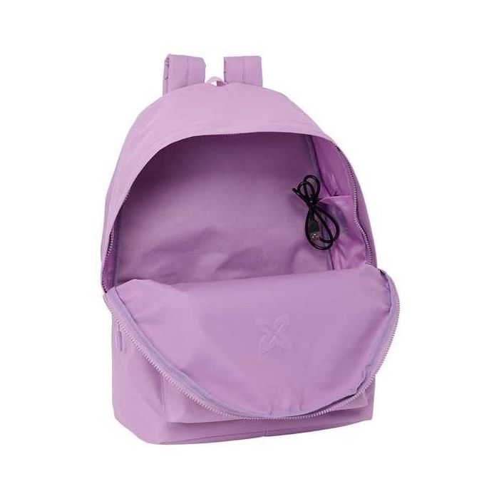 Safta Mochila Portátil 15,6" + USB Munich Básicos Lila 31x44x18 cm 3 Safta Mochila Portátil 15,6" + USB Munich Básicos Lila 31x44x18 cm 3