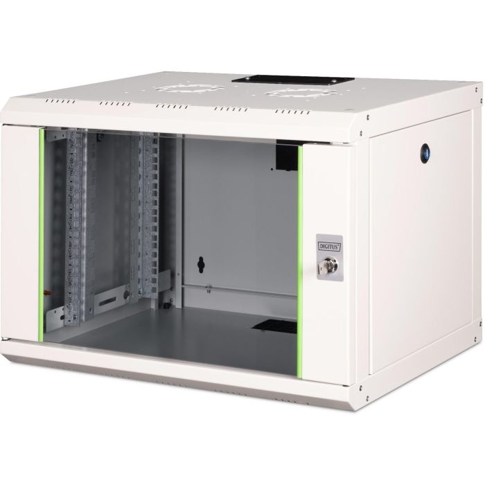 Digitus Carcasa de Pared Unique 7U 600x450mm Gris - Bastidor de Rack para Redes y Servidores hasta 100 kg