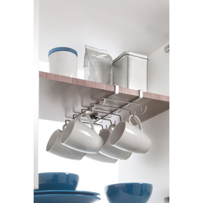 Colgador de Tazas Gris 28.5 cm - Confortime (8 Unidades) 1 Colgador de Tazas Gris 28.5 cm - Confortime (8 Unidades) 1