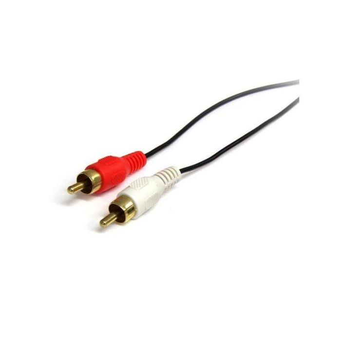 Cable Audio Jack (3,5 mm) a 2 RCA Startech MU3MMRCA Negro 2