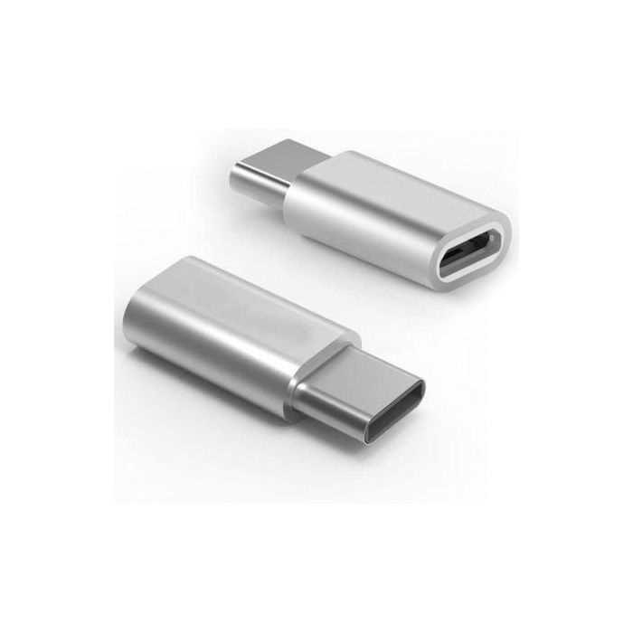 Adaptador Micro USB 3GO A201 Micro USB Hembra - USB Tipo-C Macho Adaptador Micro USB 3GO A201 Micro USB Hembra - USB Tipo-C Macho