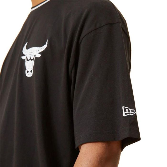 Camiseta de baloncesto New Era Chicago Bulls Graphic M Negro 3