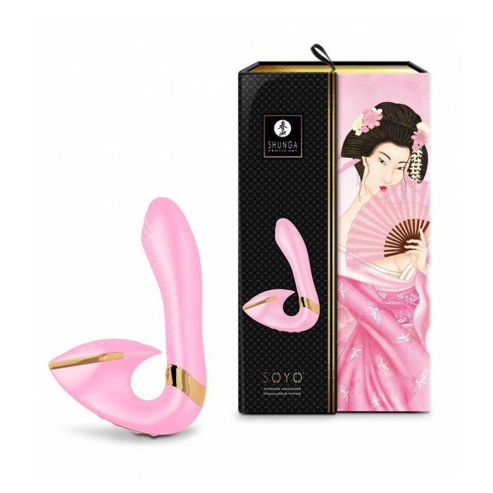 Vibrador Doble Estimulación Shunga Soyo Rosa claro 4