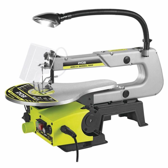 Ryobi Sierra de Calar de Sobremesa 125W, Hoja 127mm, Cuello de Cisne 405mm, Cambio Hoja Rápido, Marco Hierro Fundido 4 Ryobi Sierra de Calar de Sobremesa 125W, Hoja 127mm, Cuello de Cisne 405mm, Cambio Hoja Rápido, Marco Hierro Fundido 4