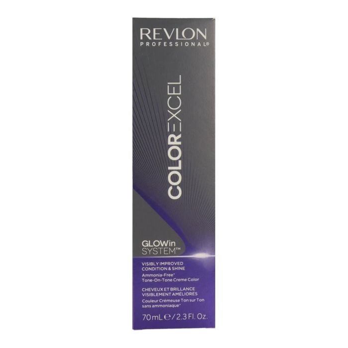 Revlon Color Excel Glowin 6.42 – Rubio Oscuro Marrón Irisado 70ml