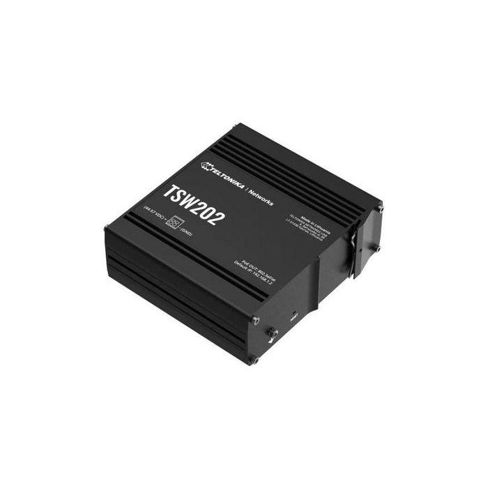 Teltonika Networks TSW202 MANAGED SWITCH 8 x port PoE+ switch with 2 x SFP ports for fibre optic communication 2 Teltonika Networks TSW202 MANAGED SWITCH 8 x port PoE+ switch with 2 x SFP ports for fibre optic communication 2