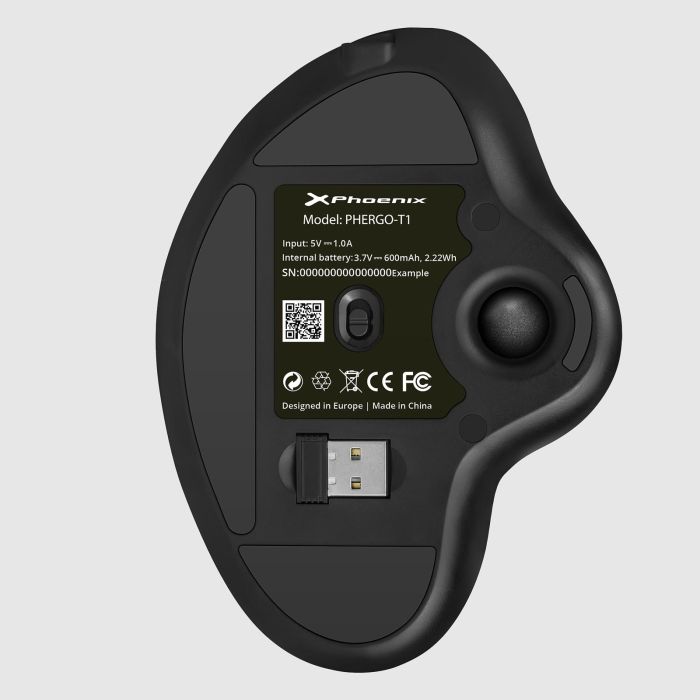 Ratón Inalambrico Phoenix Ergo 1 Ergonomico 6 Ratón Inalambrico Phoenix Ergo 1 Ergonomico 6