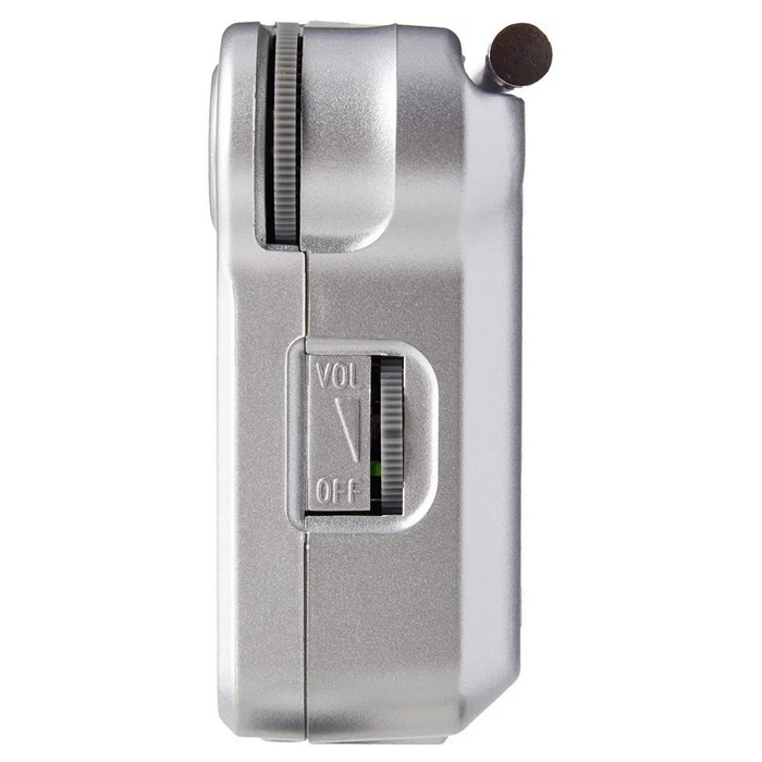 Panasonic Radio Portátil AM/FM Analógica, Altavoz, Entrada Auriculares, Plata 2