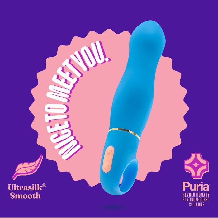 Vibrador Blush Aria Azul 4 Vibrador Blush Aria Azul 4