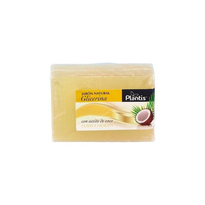 ARTESANIA Jabón de Glicerina con Coco para Manos, Cara y Cuerpo, Hidratante y Cuidado de la Piel, 120g