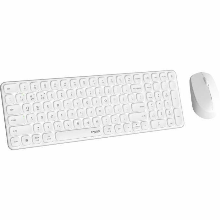 Rapoo 9310M Conjunto Teclado y Ratón Inalámbrico Multimodo Ultrafino - Blanco 2 Rapoo 9310M Conjunto Teclado y Ratón Inalámbrico Multimodo Ultrafino - Blanco 2