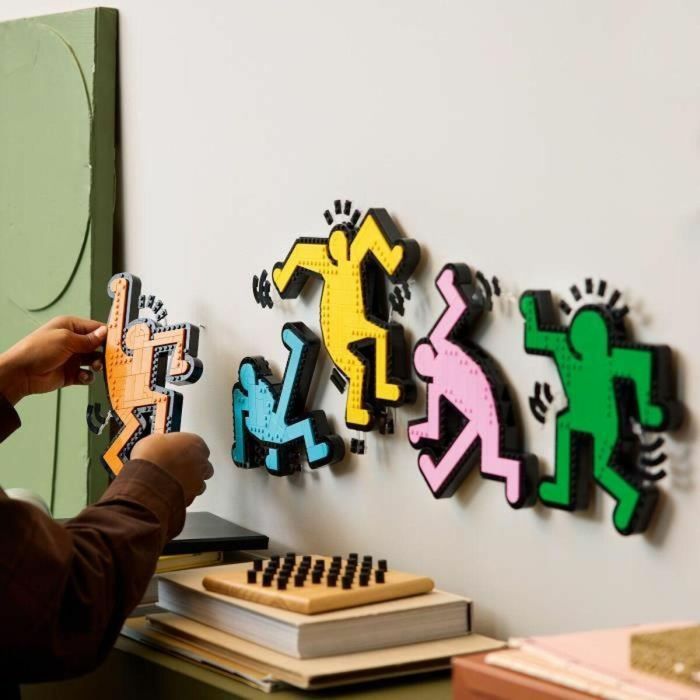 Lego 31216 Art Keith Haring Figuras Bailarinas Set Decoración Construcción para Adultos 3