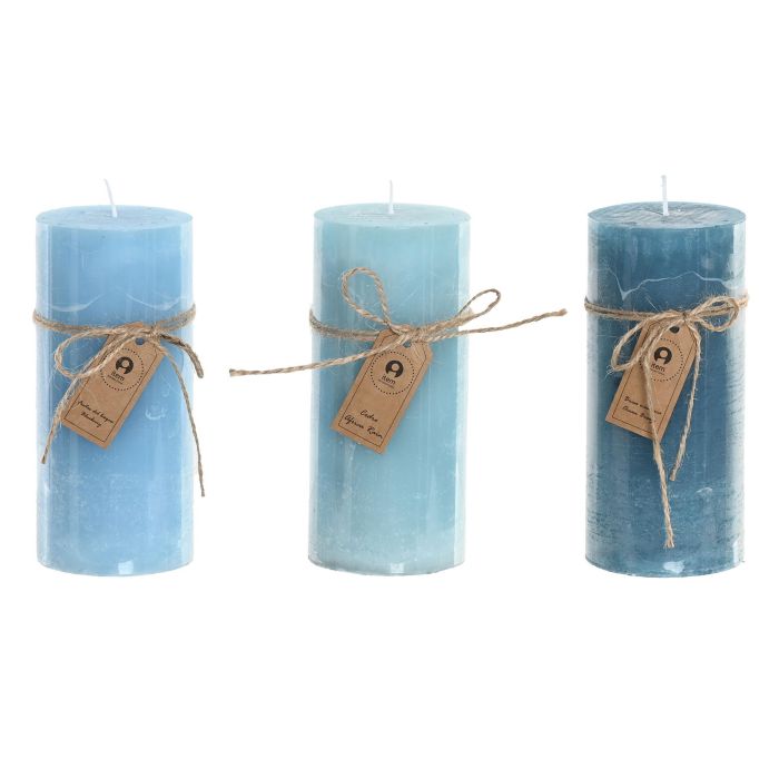 DKD Home Decor Vela Basicos de Cera Turquesa Verde Azul, 450 gr para 80 Horas de duracion, 6.5x15x6.5 cm (Pack de 12 Unidades) 0 DKD Home Decor Vela Basicos de Cera Turquesa Verde Azul, 450 gr para 80 Horas de duracion, 6.5x15x6.5 cm (Pack de 12 Unidades) 0