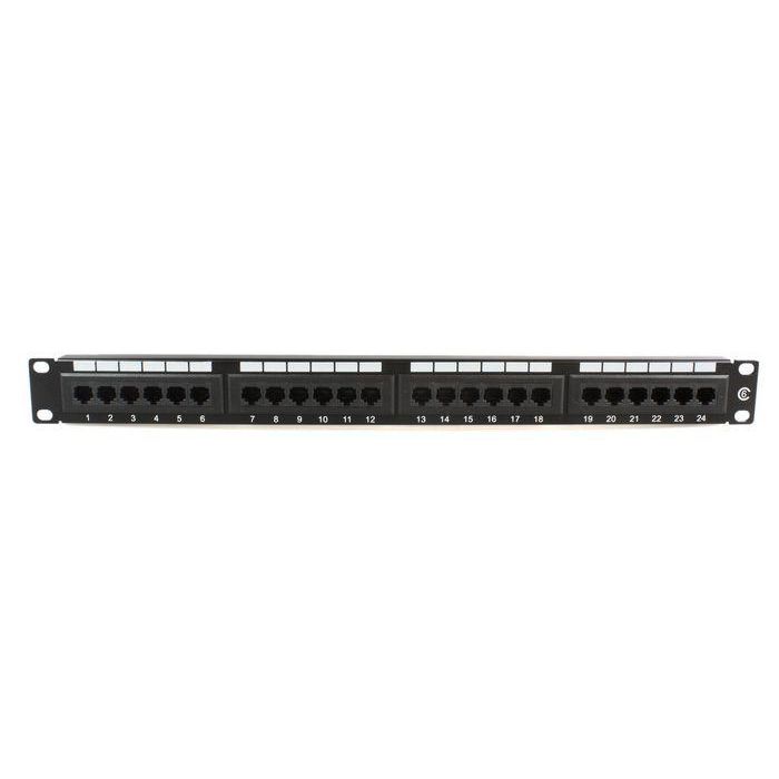 MicroConnect PP-004 Panel de Parcheo UTP Cat.6 de 19 pulgadas, 24 Puertos, Doble IDC para Rack 0 MicroConnect PP-004 Panel de Parcheo UTP Cat.6 de 19 pulgadas, 24 Puertos, Doble IDC para Rack 0