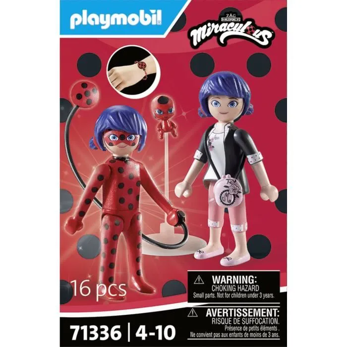 PLAYMOBIL Marinette & Ladybug Set de Juego 71336 Miraculous 2
