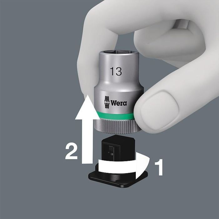 Wera 8006 SC 1 Zyklop Hybrid Knarrensatz 1/2 -Antrieb metri 8