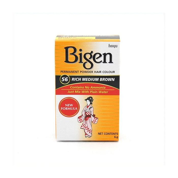 Bigen 56 Coloración Baño de Color Rich Medium Brown 6 Gr