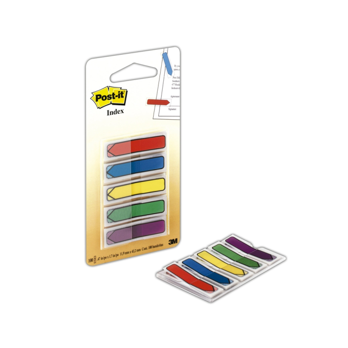 Post-it 684arr1 Banderitas Separadoras Flechas Dispensador Colores Brillantes 100 Banderitas 1
