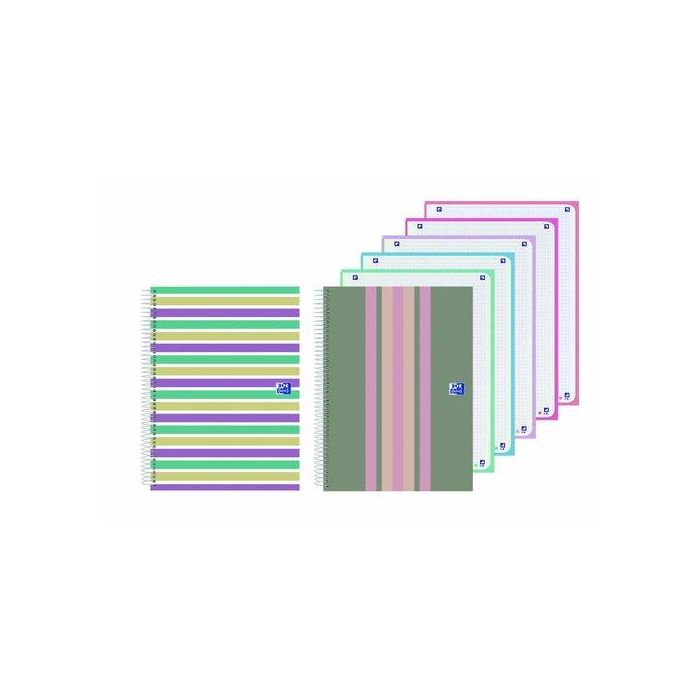 Oxford Europeanbook 5 Cuaderno espiral tapa extradura Din a4+ 120 hojas cuadro 5 mm