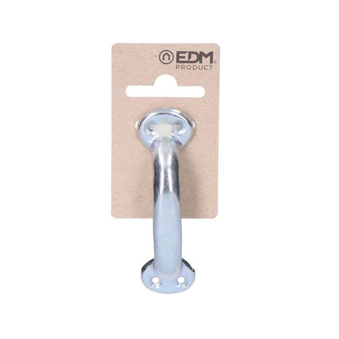 Edm Tirador de puerta de chapa metálica plegada 85mm Cromado