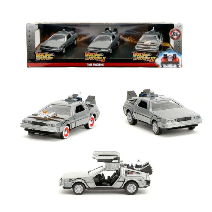 Blister 3 Dlorean Time Machine 40th Anniversary Regreso al Futuro 2