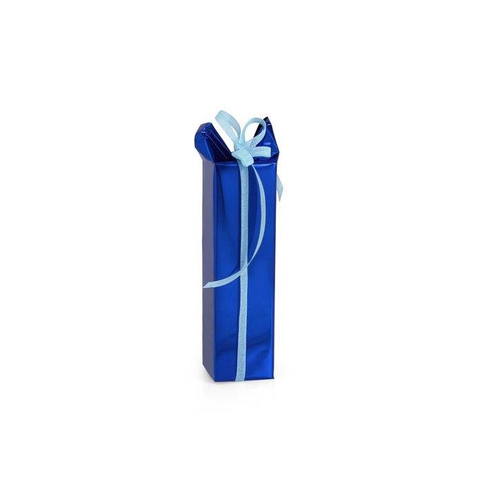 Papel De Regalo Bobina Colibri 30 Cm X 30 M Simple Azul Mate
