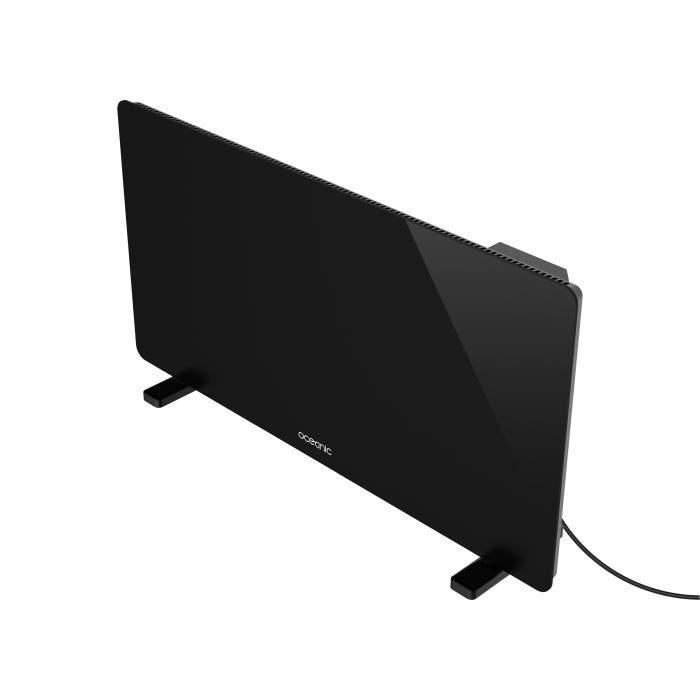 Radiador del convector eléctrico móvil oceánico - 2000 W - termostato digital - negro 1 Radiador del convector eléctrico móvil oceánico - 2000 W - termostato digital - negro 1