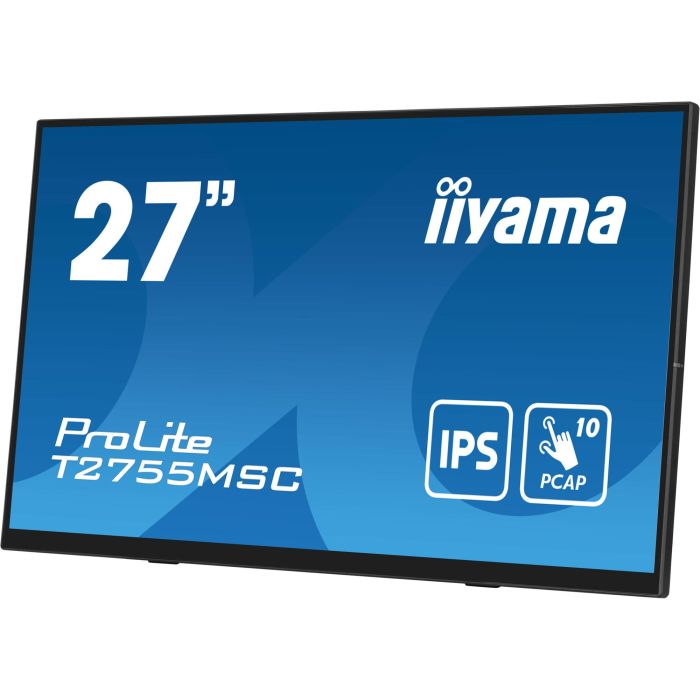 iiyama ProLite T2755MSC-B1 Monitor Táctil 27" Full HD IPS 1920x1080 5ms HDMI DP USB Negro 6 iiyama ProLite T2755MSC-B1 Monitor Táctil 27" Full HD IPS 1920x1080 5ms HDMI DP USB Negro 6