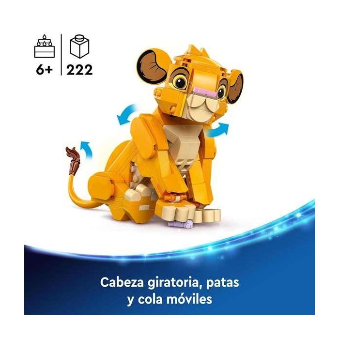 Juego de construccion el rey león: simba cachorro lego disney 3 Juego de construccion el rey león: simba cachorro lego disney 3