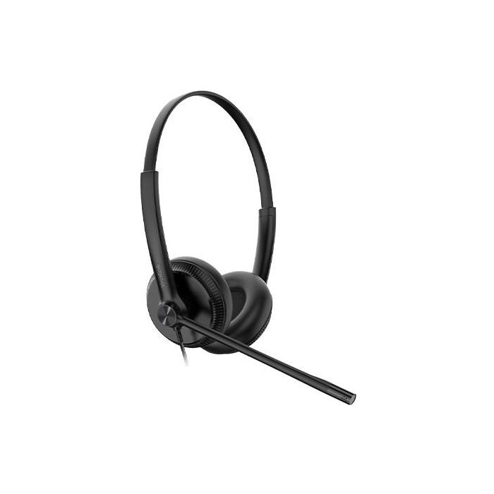 Auriculares con Micrófono Yealink YHS34-DUAL Negro