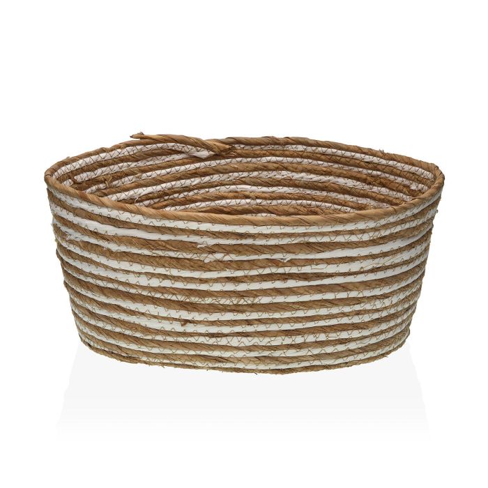 Cesta Natural / Blanca Versa 31X16CM (2 Unidades) Cesta Natural / Blanca Versa 31X16CM (2 Unidades)