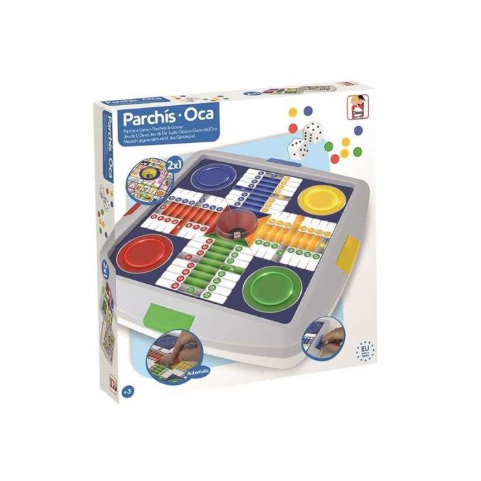 Juego parchis y oca automático 4 jugadores 27x27x4 cm 7 Juego parchis y oca automático 4 jugadores 27x27x4 cm 7