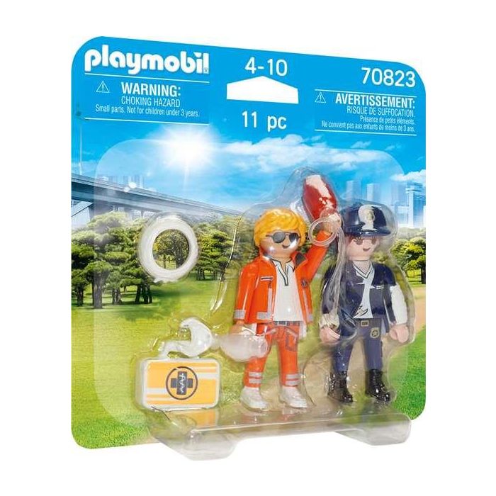 Duo Pack Doctor Y Policía 70823 Playmobil Duo Pack Doctor Y Policía 70823 Playmobil