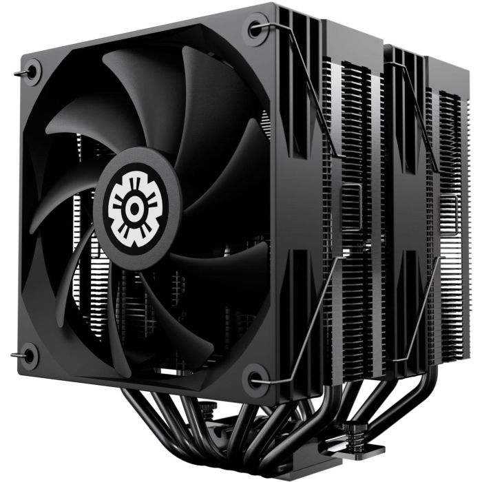 Enermax ETS-T60D K Cooler Refrigerador de Aire para CPU 12cm Negro - Alto Rendimiento, Baja Sonoridad
