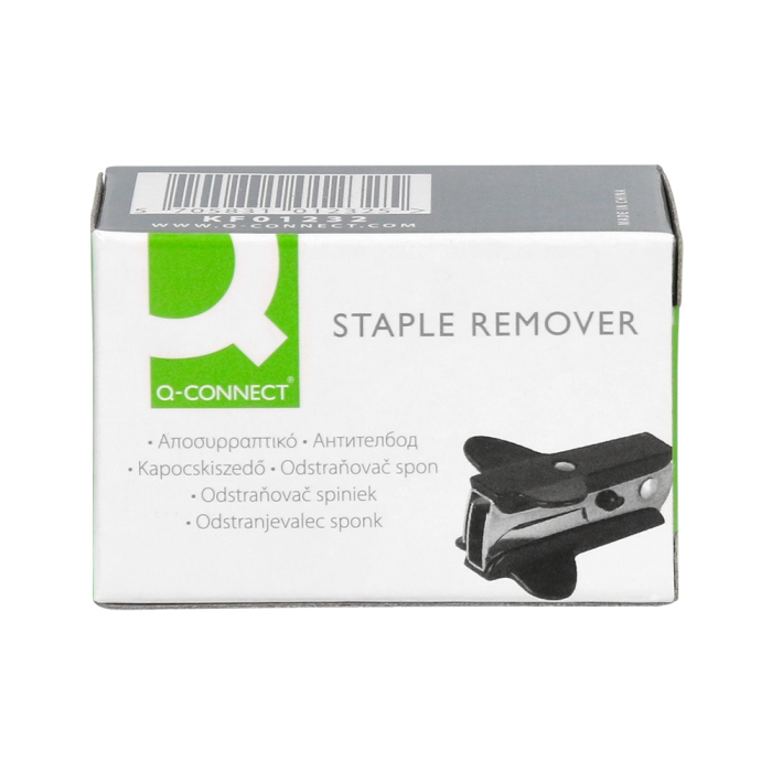 Q-connect Extraegrapas KF01232 Negro Plástico y Metal 8