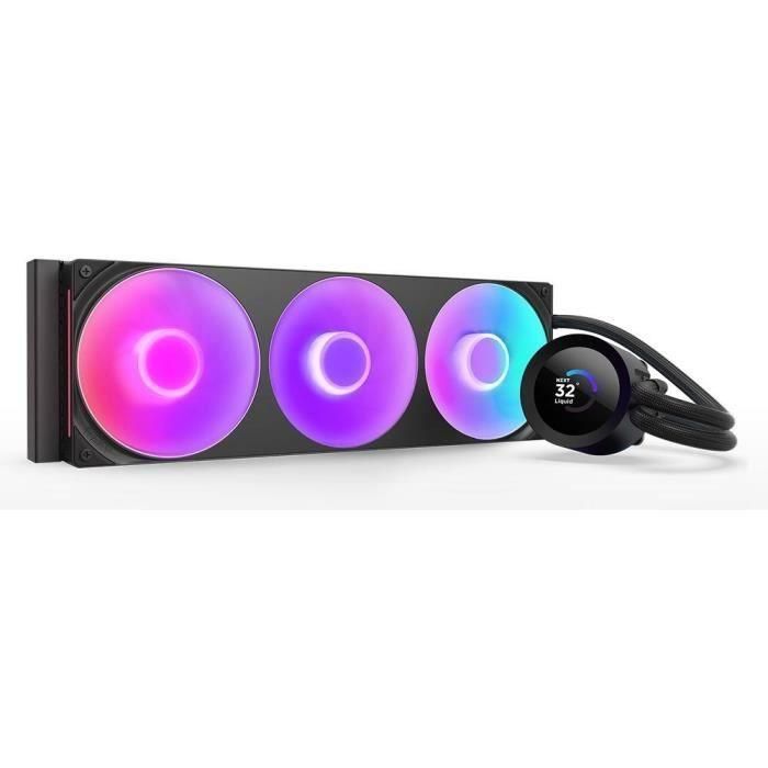 NZXT RL-KR360-B2 Kraken Plus 360 RGB Refrigeración Líquida - Pantalla Personalizable 1.54" - Ventiladores RGB - Negro