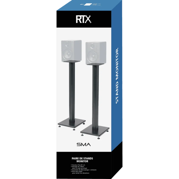 RTX Soportes para Monitores/Altavoces Negro 1