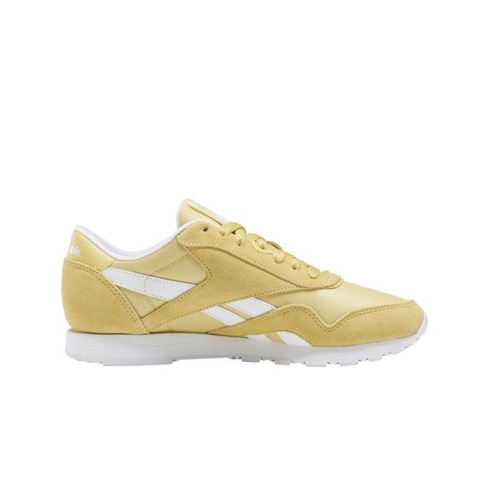 Zapatillas Casual Mujer Reebok Classic Nylon Amarillo XL Zapatillas Casual Mujer Reebok Classic Nylon Amarillo XL