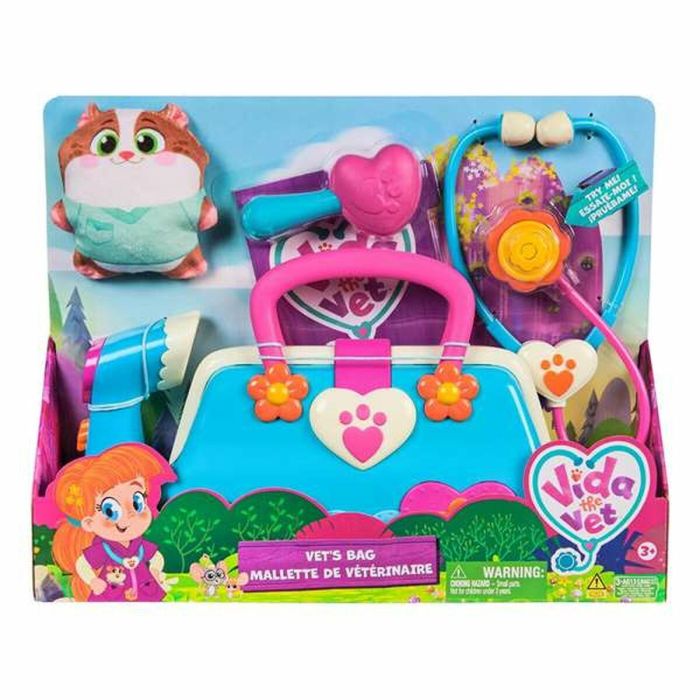 Spin Master Maletín de Veterinaria de Vida para Niños +3 Años con Accesorios y Función a Pilas, 30,48x38,42x8,57 cm 1