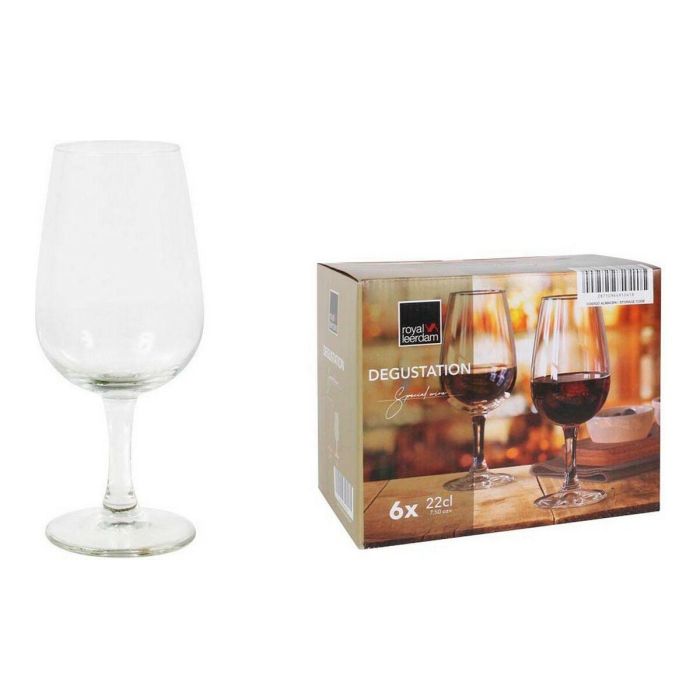 Set de copas de vino Royal Leerdam Degustation 220 ml 22 cl 6 Piezas (6 Unidades) 1 Set de copas de vino Royal Leerdam Degustation 220 ml 22 cl 6 Piezas (6 Unidades) 1