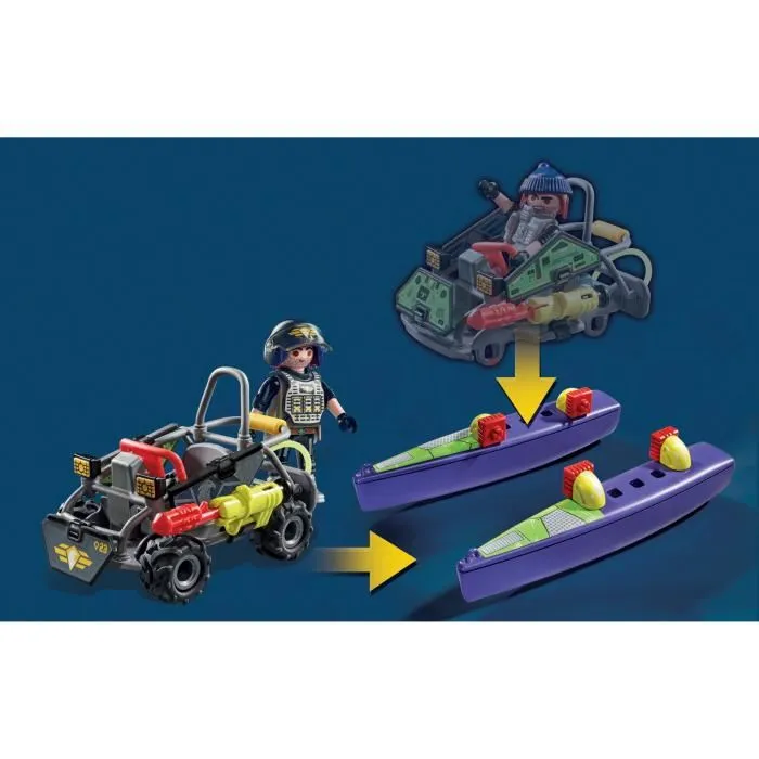 Playmobil City Action Fuerzas Especiales Quad Multiterreno (5+ años) 3