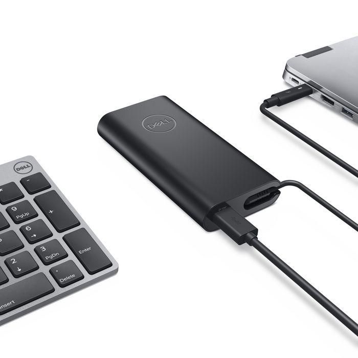 Dell 90W AC, USB-C Cargador para Portátil y Dispositivos Móviles con Carga Simultánea 90W + 10W 8