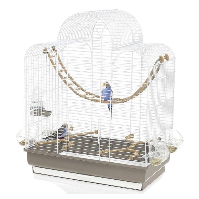 Jaula para Pájaros IMAC Gris 3 Jaula para Pájaros IMAC Gris 3