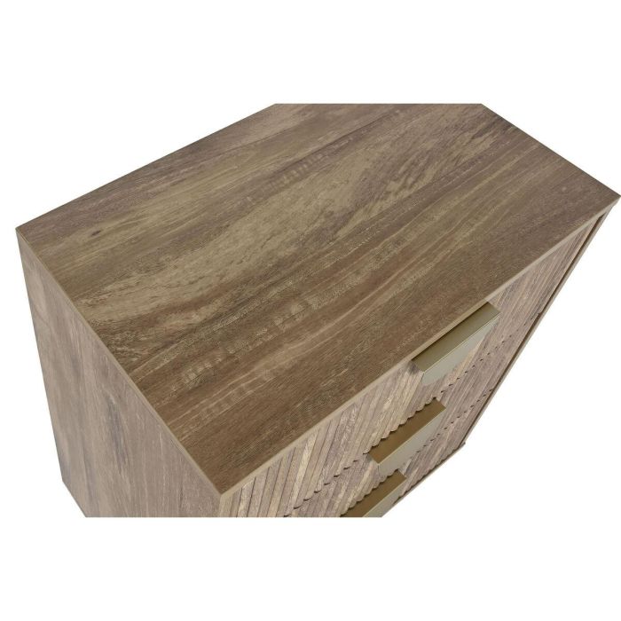 Cajonera Scandi DKD Home Decor Marron Dorado 39 x 77 x 60 cm 3 Cajonera Scandi DKD Home Decor Marron Dorado 39 x 77 x 60 cm 3