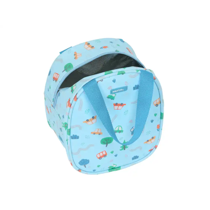 Portameriendas Térmico Safta Coches Azul 19 x 22 x 14 cm 3