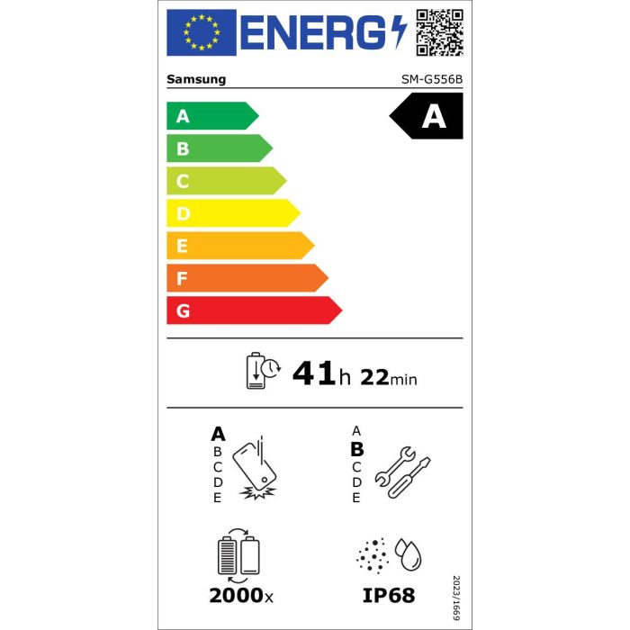 Samsung SM-G556BZKDEEB Galaxy Xcover 7 Enterprise Edition Smartphone Rugerizado 6GB/128GB 6.6" 5G Negro 12